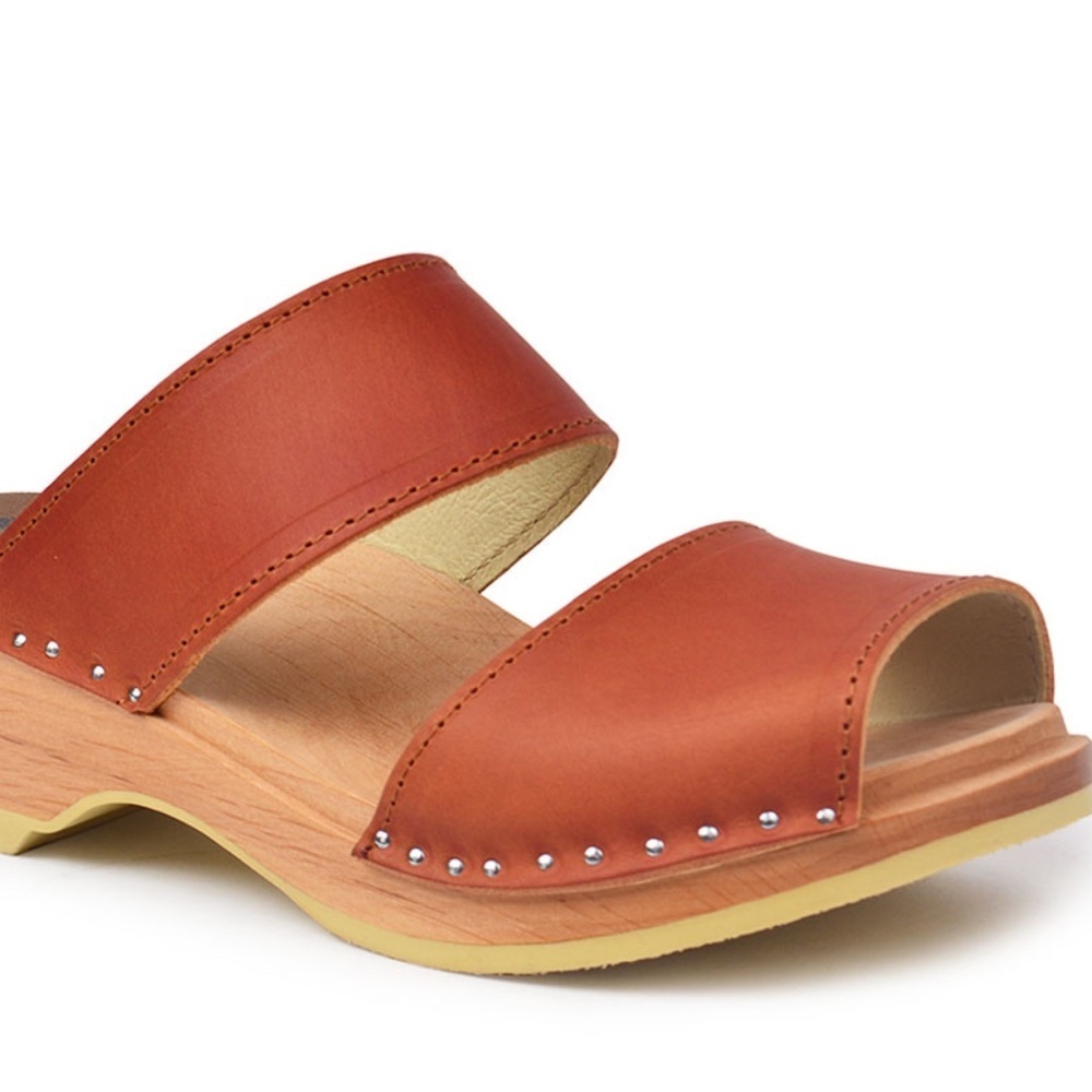 NEW Troentorp Clogs Karin Cognac - size 8
